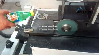 APEXTECH 6027 CNC Stone router with saw on cutting 30mm granite