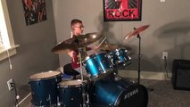 Rock and Roll Band by Boston drum cover