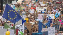 مظاهرة بلندن رفضا للخروج من الاتحاد الأوروبي