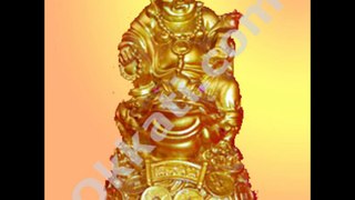 Golden Laughing Buddha 2 gift-articles Birthday wedding Gifts To India