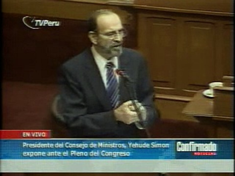 Flamante Premier Yehude Simon Parte 1/1