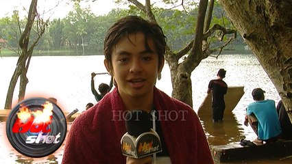 Angga Aldi Syuting Adegan Ekstrem Bersama Buaya Buas - Hot Shot 03 Juli 2016