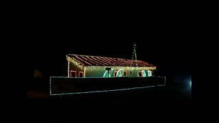 Decoração de Natal - Show das luzes sincronizadas em 2011 - Morungaba-SP [vídeo 08/09]