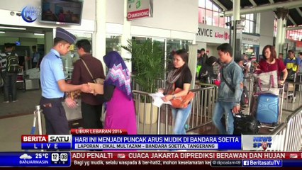 Jumlah Pemudik di Bandara Soetta Lebih Ramai
