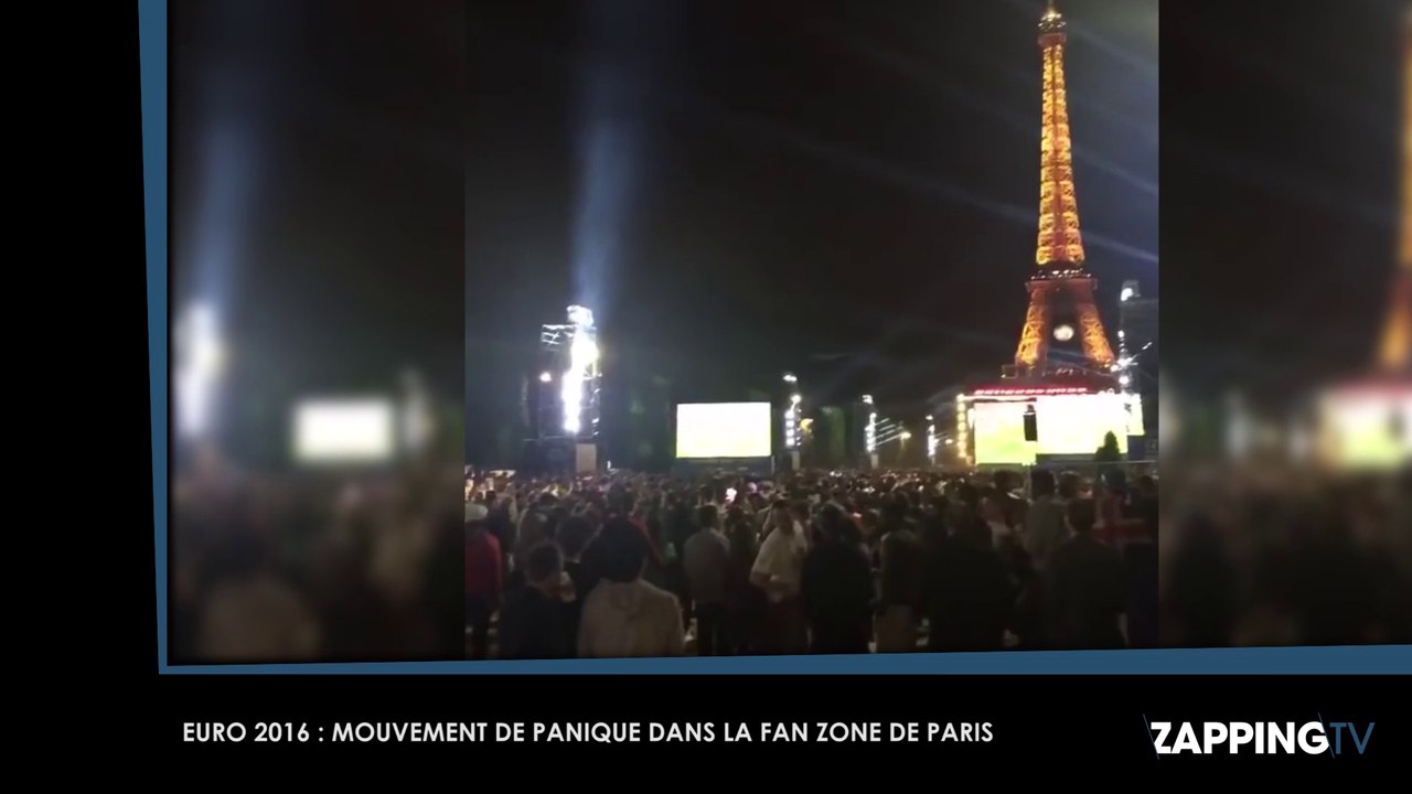 Euro 2016 : Impressionnant mouvement de panique dans la fan zone de Paris (Vidéo)