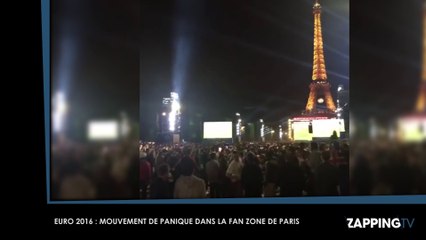 Euro 2016 : Impressionnant mouvement de panique dans la fan zone de Paris (Vidéo)
