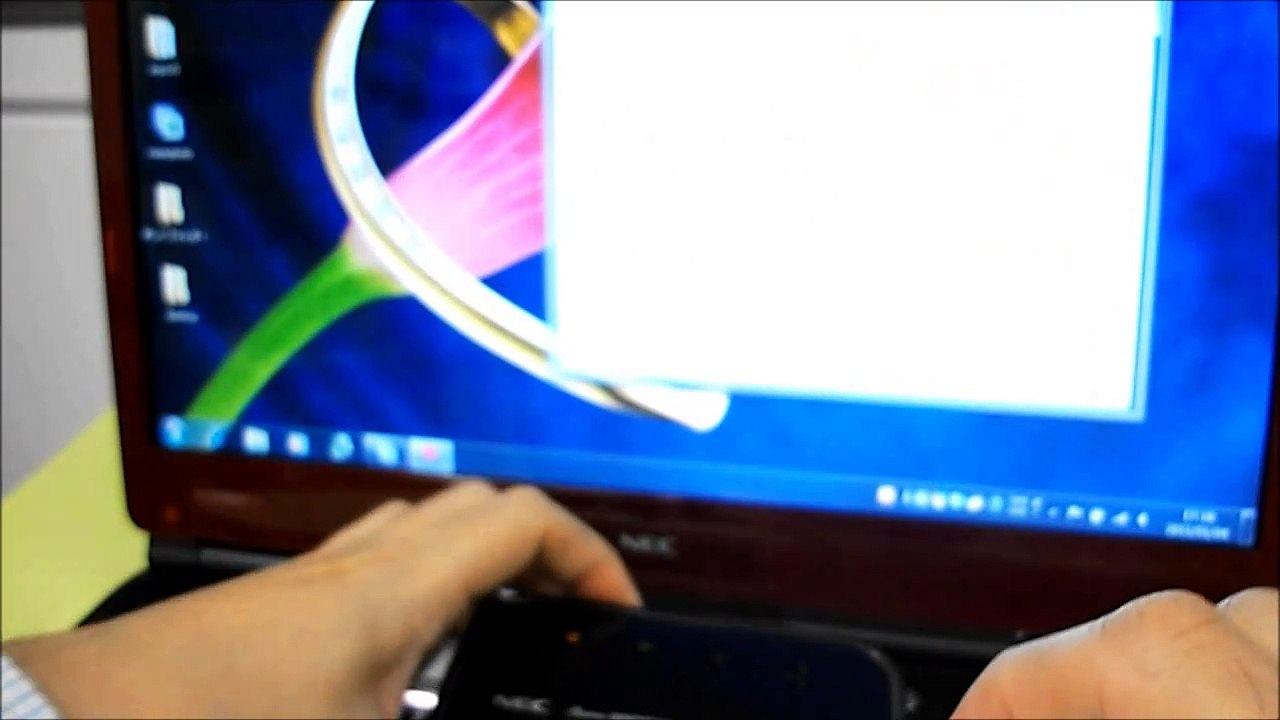 連続動作１９時間！NEC Aterm WM3500R と　エネループ　モバイルブースター