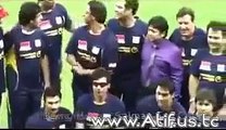 Atif Aslam playing cricket