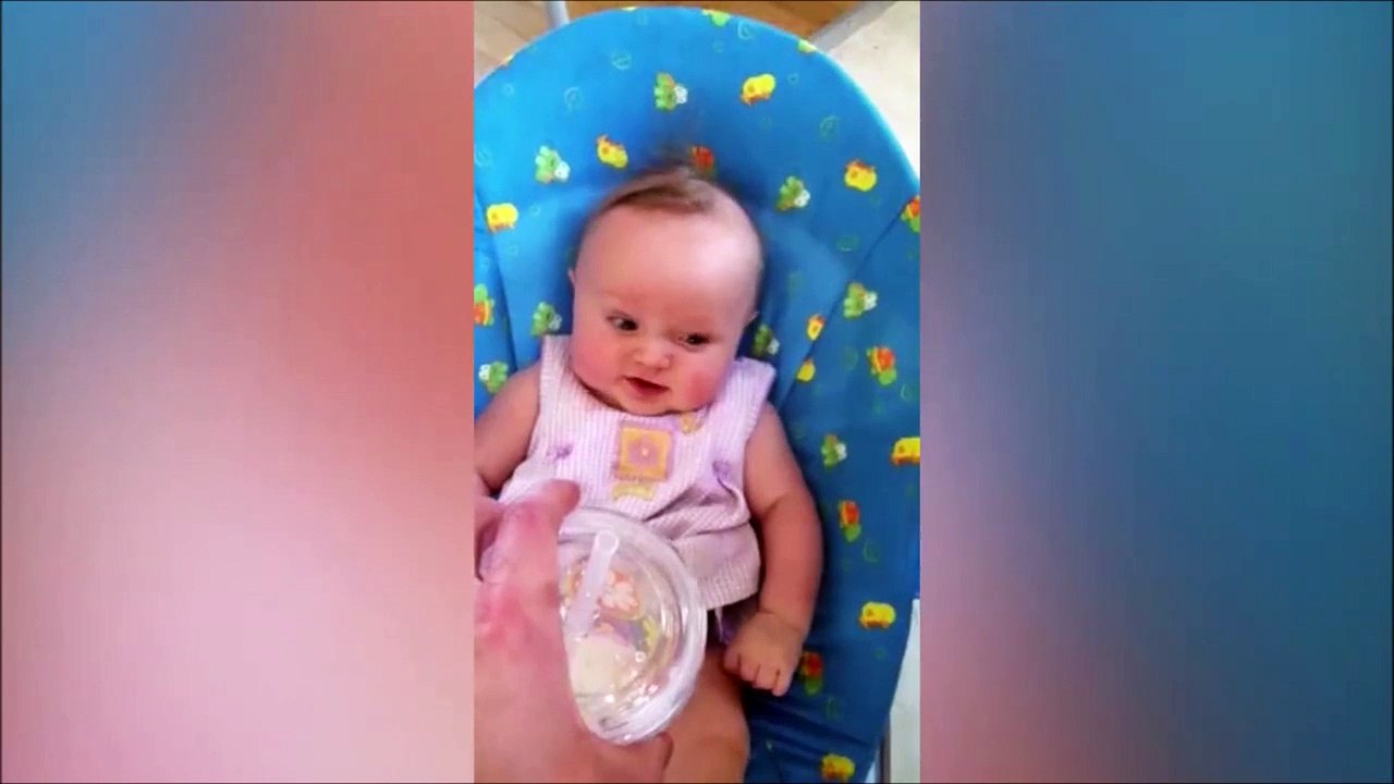 Maman et bébé n'apprécient pas trop la blague de papa