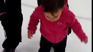 17 month old ice skating