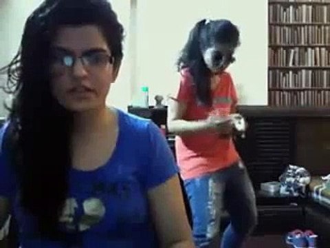 Indian girls in a hostal room leaked video dancing scandal