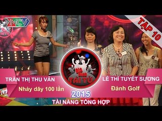 GIA ĐÌNH TÀI TỬ - Tập 10 | Thử thách nhảy dây 100 lần | Thử thách đánh gôn | 22/11/2015