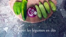 Soupe de courgette aux poivrons : légère ,  rapide et facile !!شوربة سريعة، خفيفة و سهلة التحضير