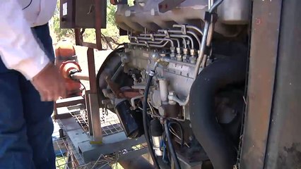 Inspecting a flooded diesel pump (Part 1: the fuel system)