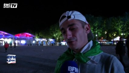 La réaction des supporters à l'issue d'Allemagne - Italie