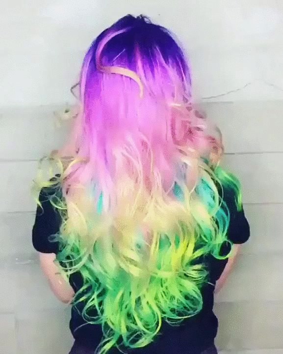 Hidden Rainbow Hair -Ultra HD 2K HD Vedio.