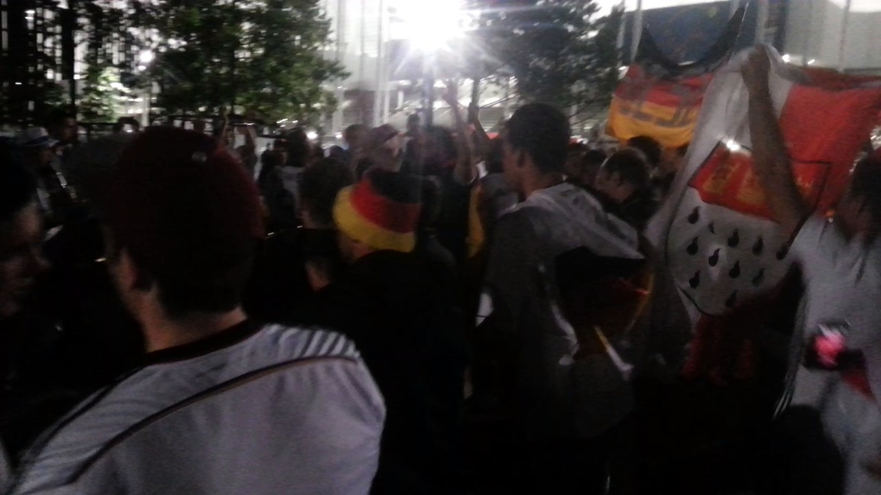 Euro à Bordeaux : Les supporters allemands dansent sur les "Pèlerins de Navarre"