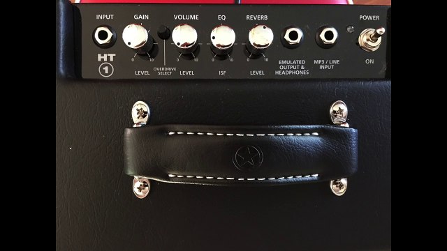 Blackstar HT-1R 1-watt guitar amp: Channel One full gain and volume