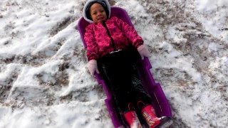 Jayla sledding 1/29/14