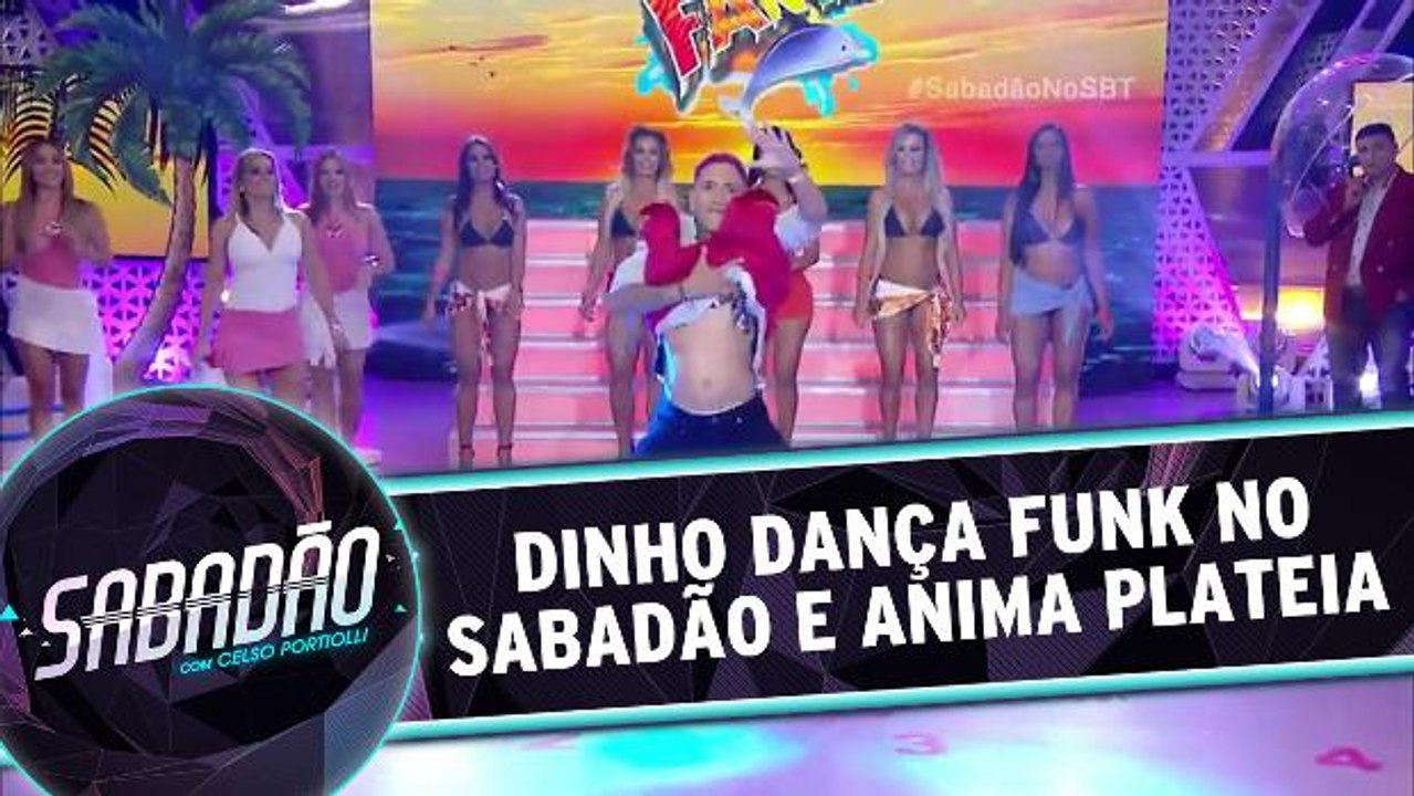 Dinho anima a plateia dançando funk - Vídeo Dailymotion