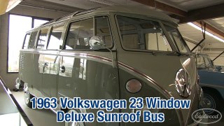 23 Window 1963 Deluxe Sunroof VW Transporter Bus - $200K at Barrett Jackson Auction - Eastwood