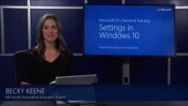 Windows 10 Training | Settings in Windows 10