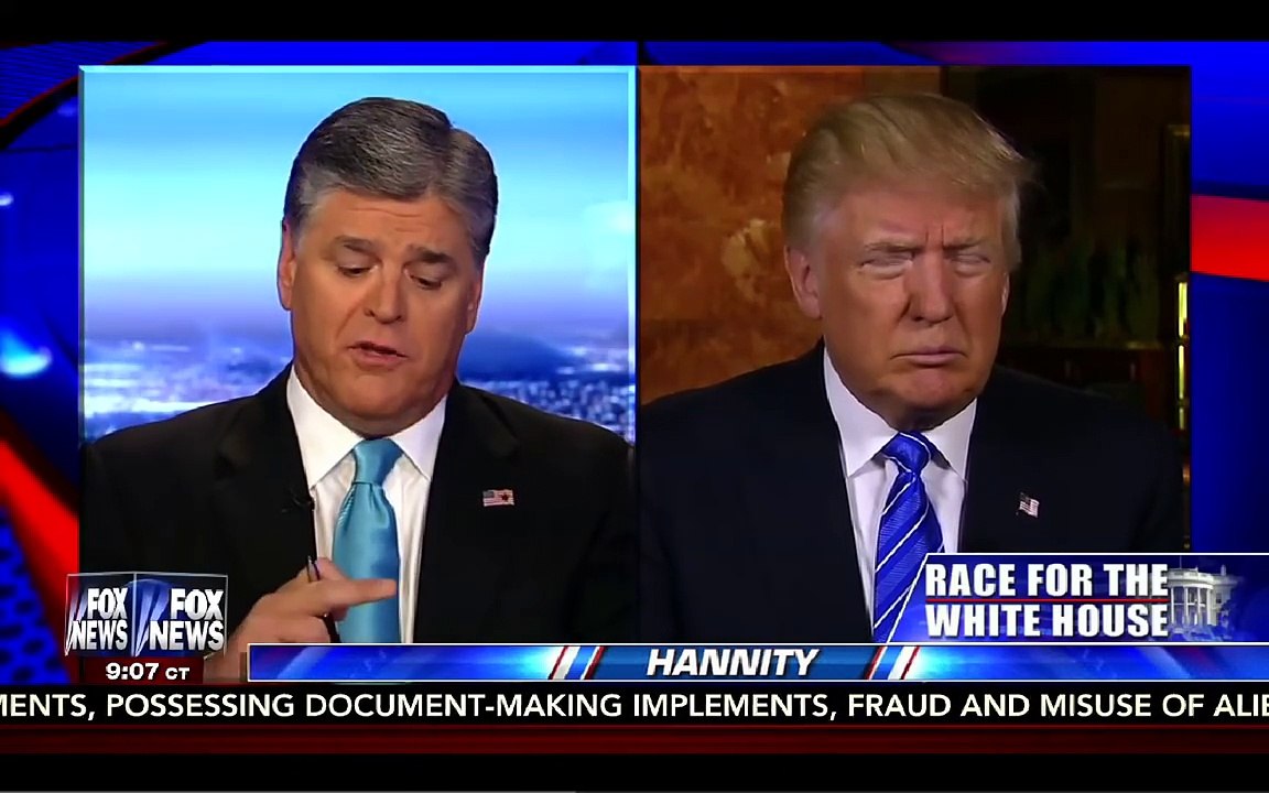 Donald Trump Interview- Hannity 6-30-16