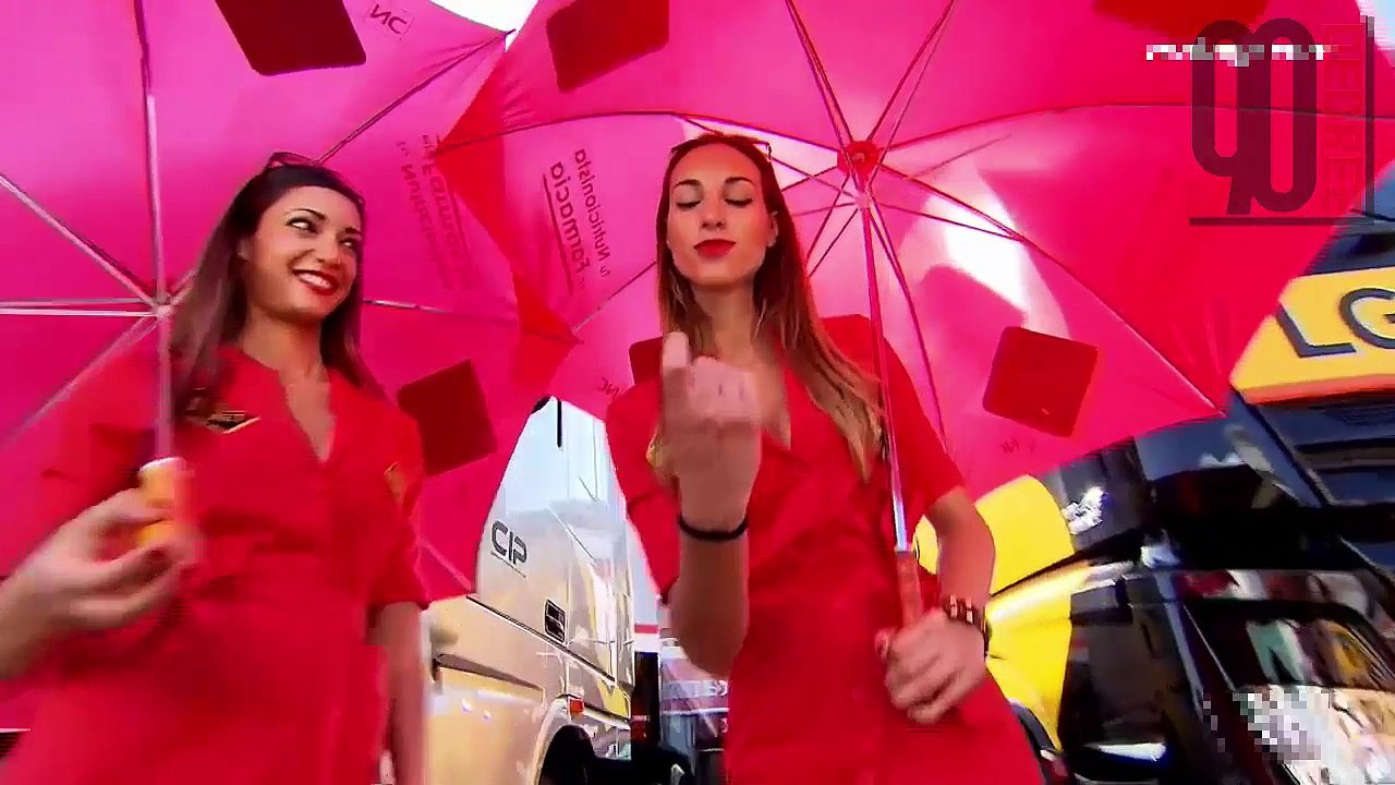 Paddock Girl Moto GP at Catalan