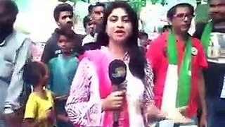 Lahore girl TV reporter ne Chaand Nawab ki yaad taza kr di