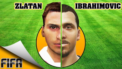 ZLATAN IBRAHIMOVIC from FIFA 02 to FIFA 16