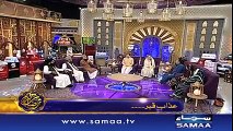 Amjad Sabri sahab last sehri on samaa News ay sabz gunbad waly