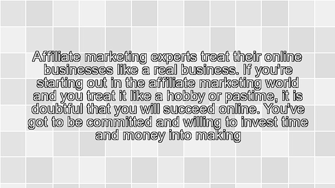 3 Things That No Affiliate Marketing Expert Would Be Without