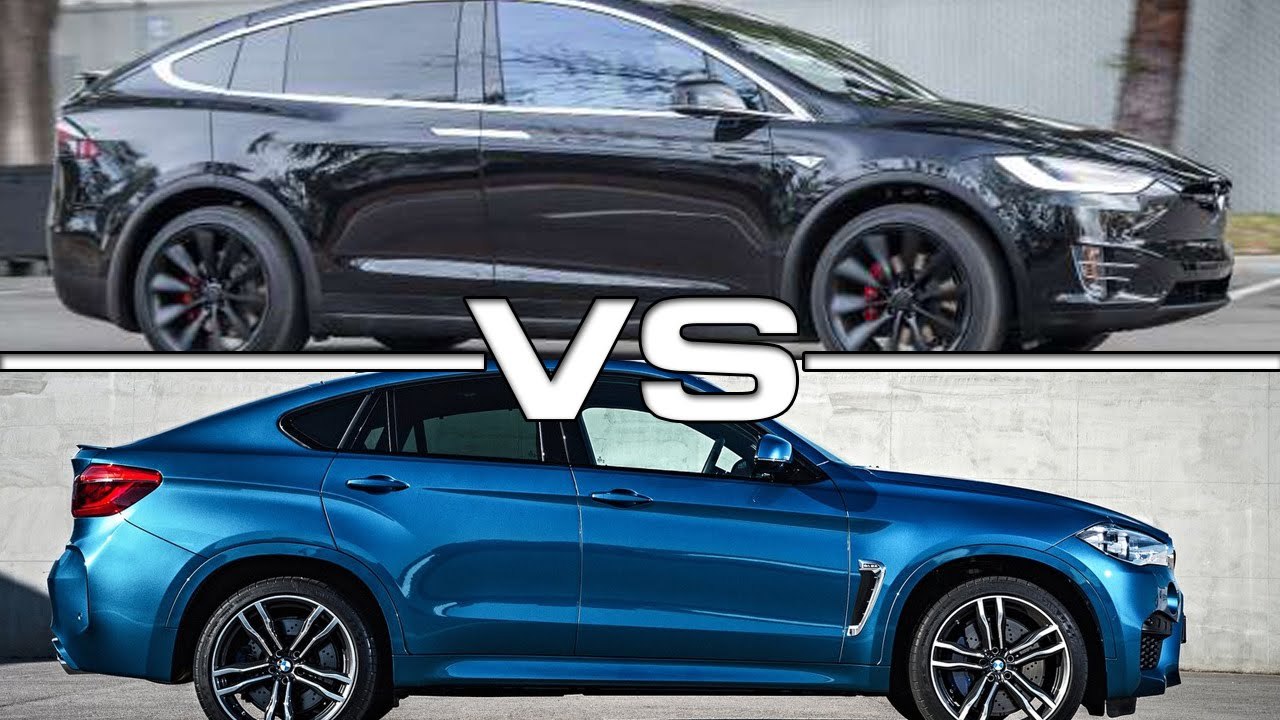 Tesla Model X Vs BMW X6 M