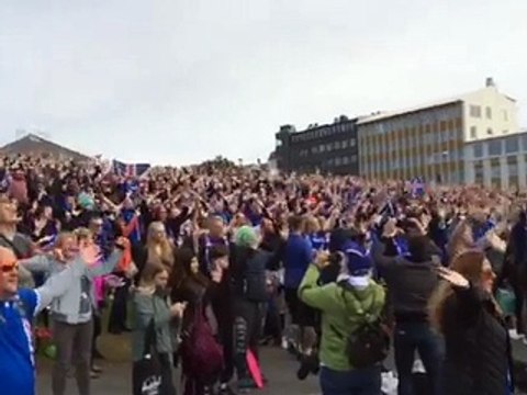 France-Islande : le clapping islandais en direct de Reykjavik