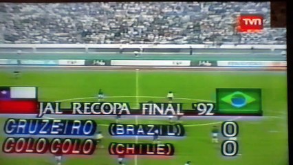 Recopa 92,  penales y recibimiento en Chile