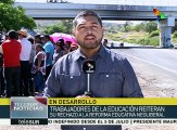 Desmiente CNTE que mantenga bloqueada 24 horas carreteras a Oaxaca