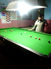 ustad qasim clear chap in malik snooker club Kharian citu