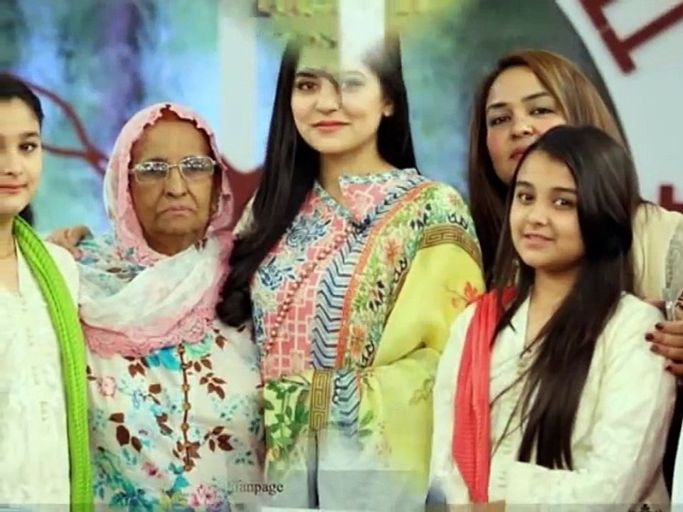 Amjad Sabri With Complete Family In Morning Show With Sanam Baloch