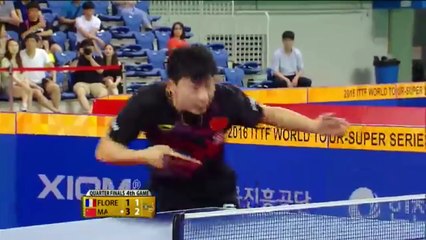 2016 Korea Open Highlights  Ma Long vs Tristan Flore (1 4)