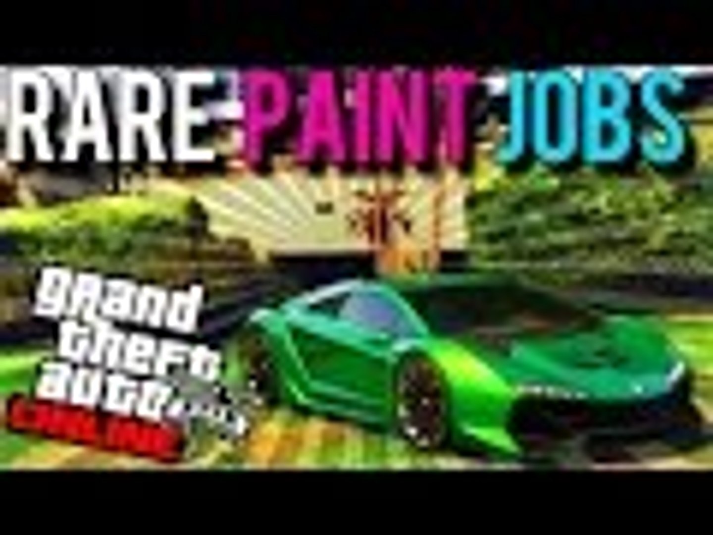 GTA 5 Online - *RARE* "Custom Unique Paint Jobs" (GTA V Rare Paint Job  Guide) - video Dailymotion