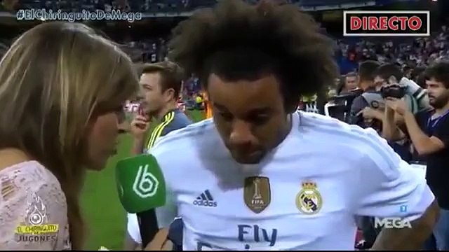 Cristiano Ronaldo and James Rodriguez Funny Moment on Marcelo interview