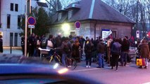 Manifestation devant le commissariat de police de Besançon - 24/03/2016