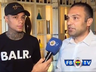 Gregory van der Wiel'in FB TV'ye yaptığı açıklamalar.