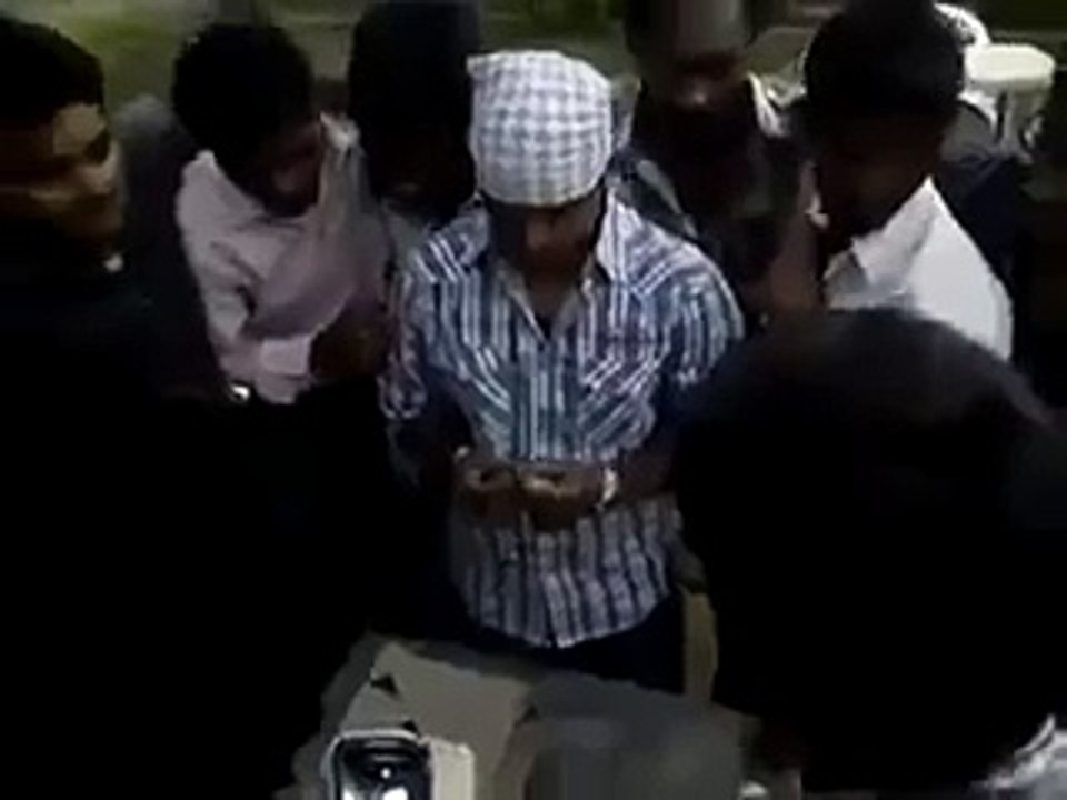 Whatsapp Funny Video - Happy Birthday Boy Face on Fire.. hilarious