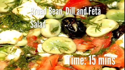 Broad Bean, Dill and Feta Salad Recipe