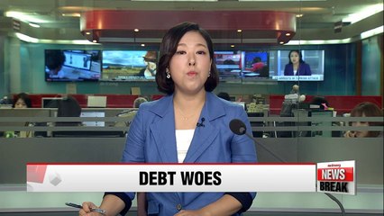 Korean gov't, household, corporations sitting on massive debt