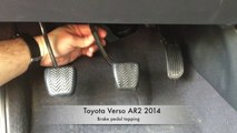 Toyota Verso AR2 - Brake pedal