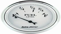 Auto Meter 1607 Old Tyme White Fuel Level Gauge