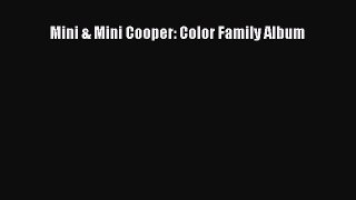 [PDF] Mini & Mini Cooper: Color Family Album Download Online