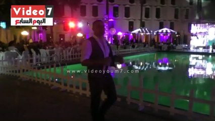 دياب يشعل خيمة رمضانية فى حضور نجوم المجتمع